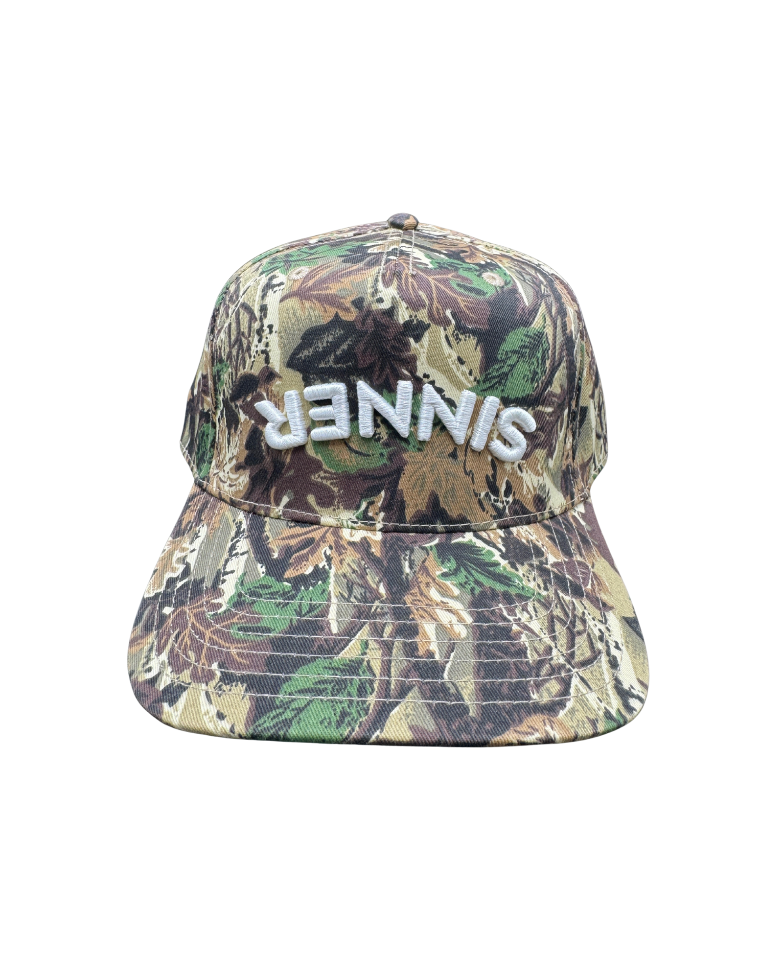 Sinner Cornhole Camo Snapback Hat
